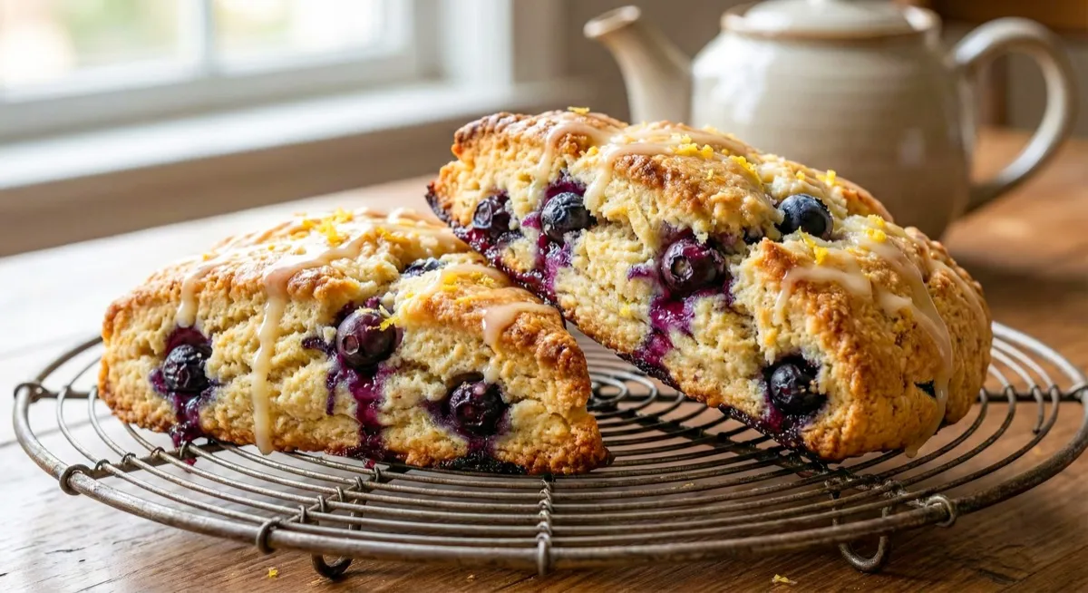 Scones de Arándanos y Limón