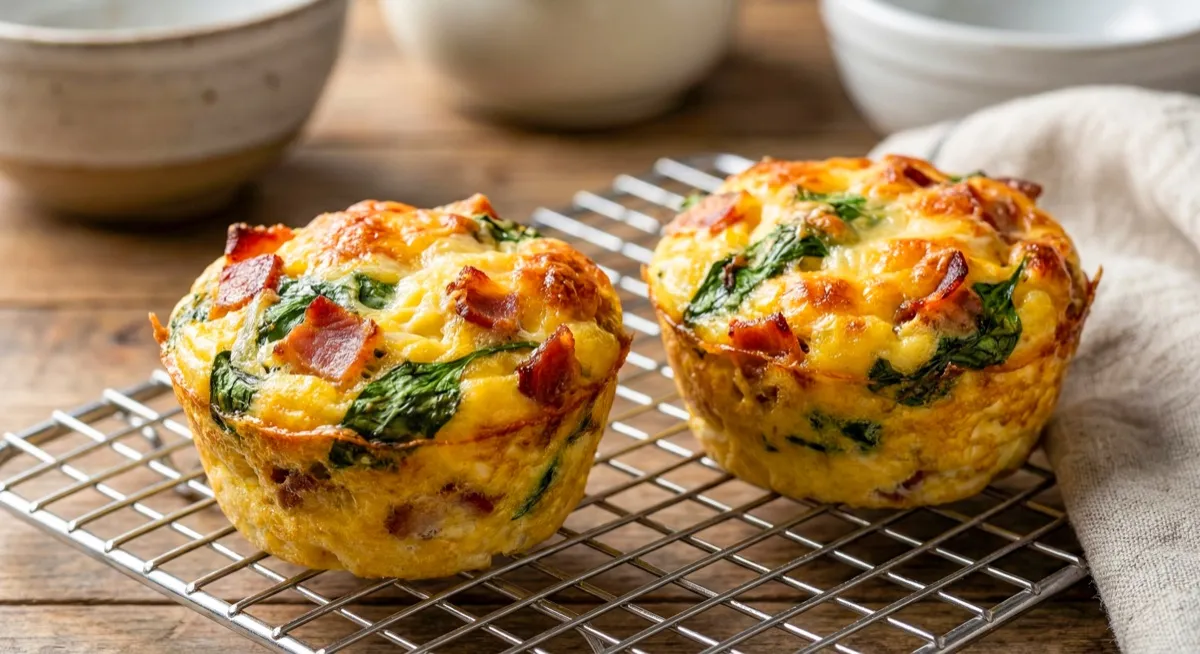 Muffins de Huevo y Bacon