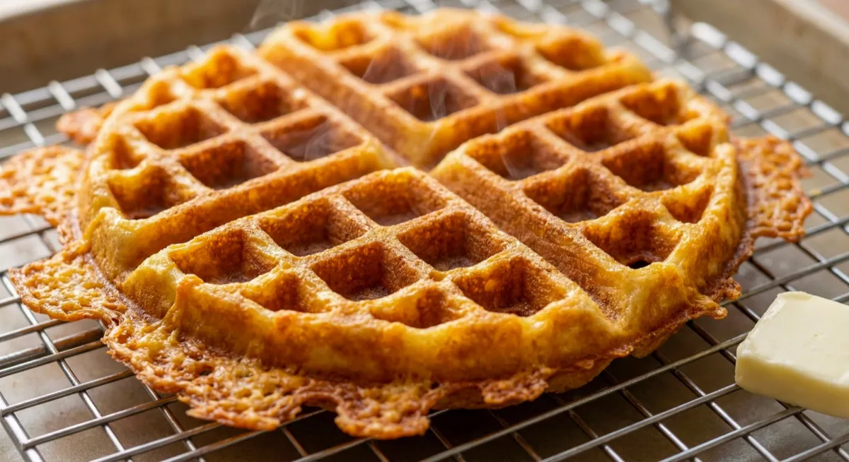 Waffles de queso