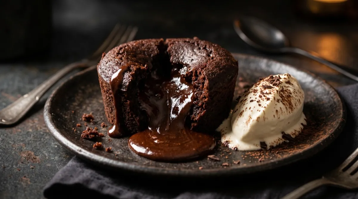 Volcán de Chocolate (Fondant)